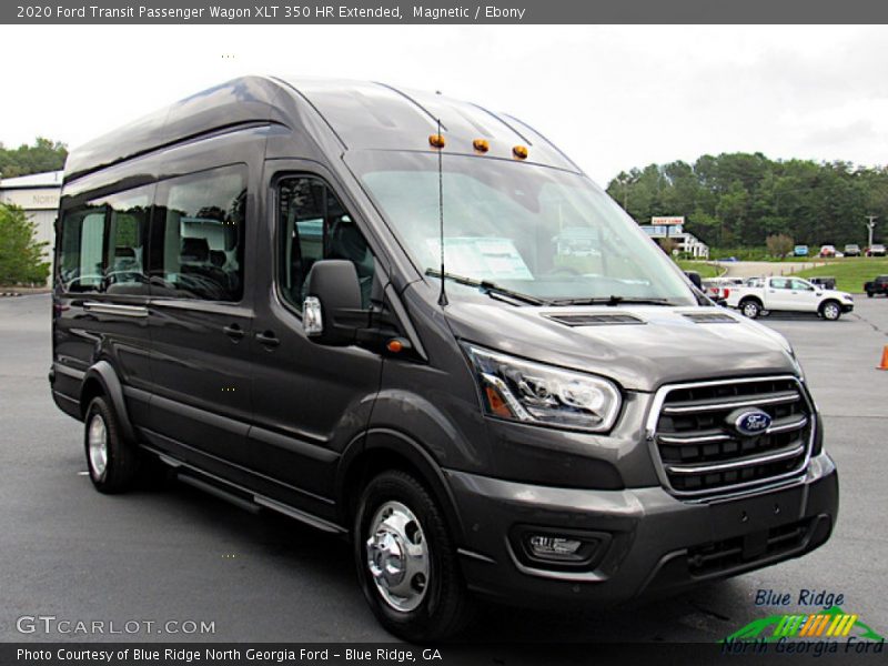 Magnetic / Ebony 2020 Ford Transit Passenger Wagon XLT 350 HR Extended