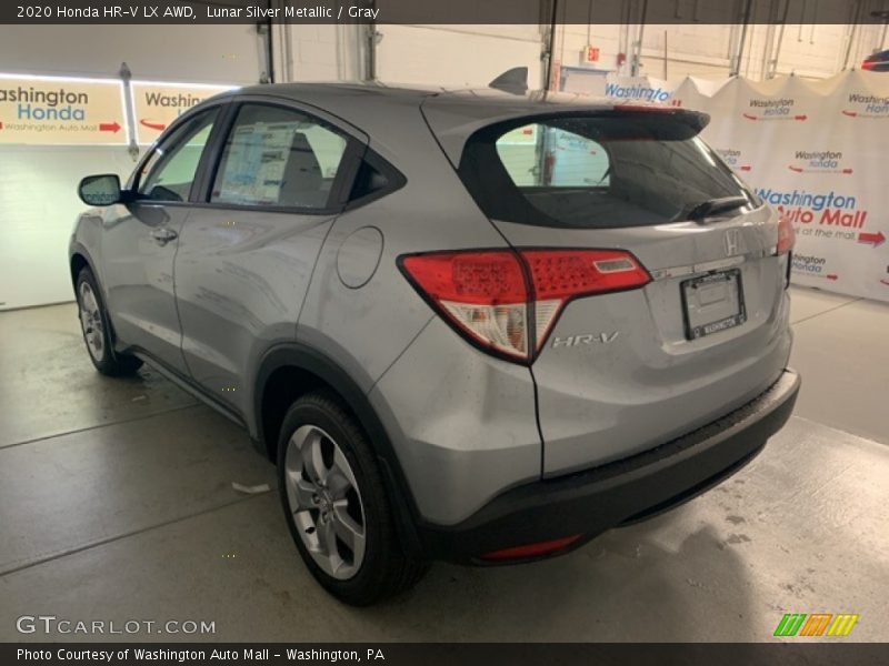 Lunar Silver Metallic / Gray 2020 Honda HR-V LX AWD