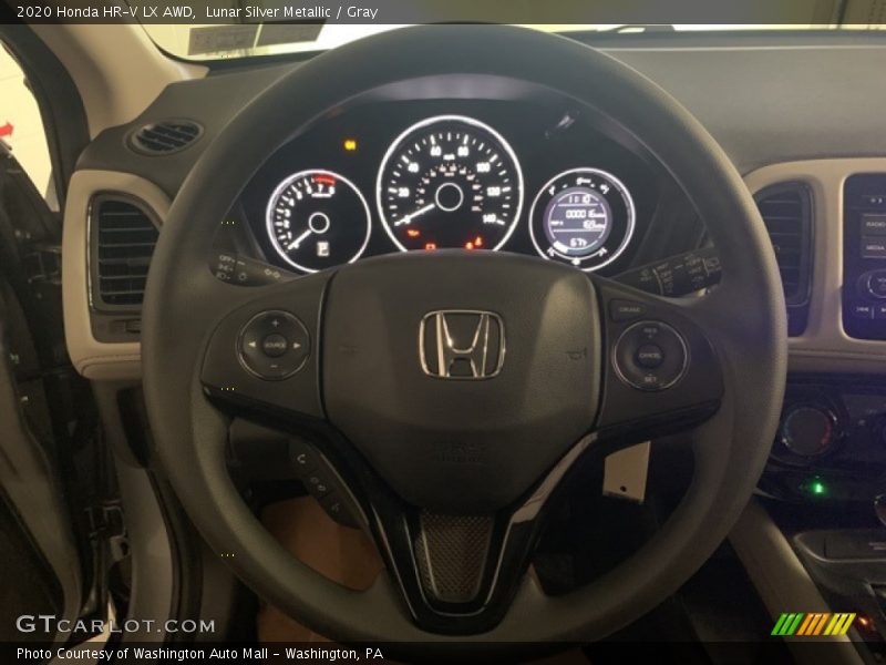 Lunar Silver Metallic / Gray 2020 Honda HR-V LX AWD