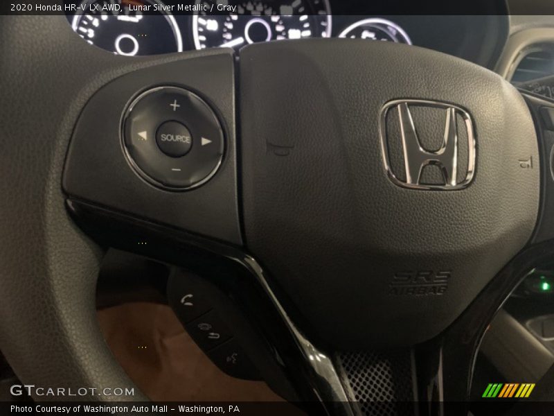 Lunar Silver Metallic / Gray 2020 Honda HR-V LX AWD