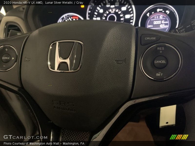 Lunar Silver Metallic / Gray 2020 Honda HR-V LX AWD
