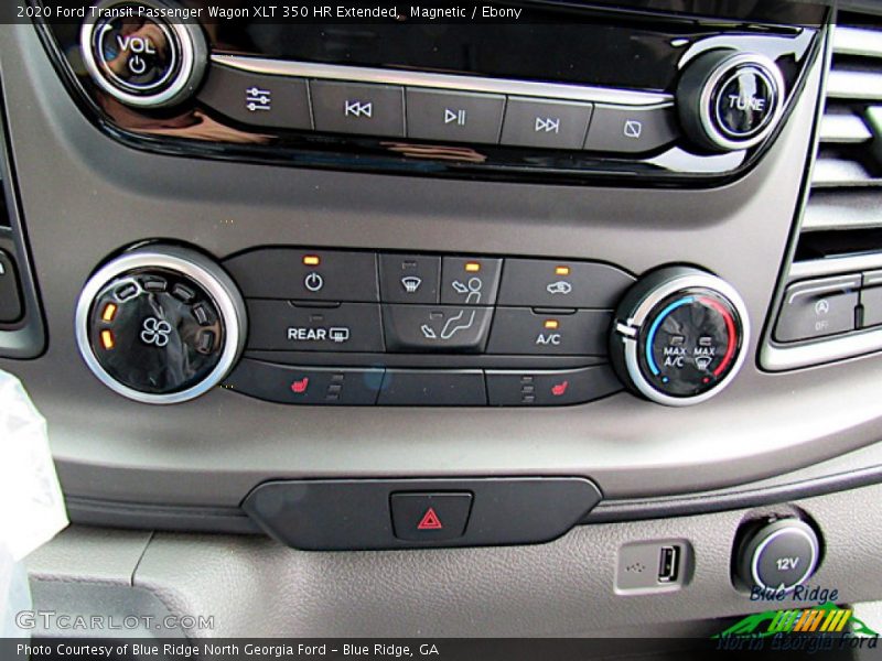 Magnetic / Ebony 2020 Ford Transit Passenger Wagon XLT 350 HR Extended