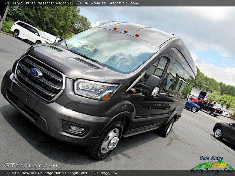 Magnetic / Ebony 2020 Ford Transit Passenger Wagon XLT 350 HR Extended