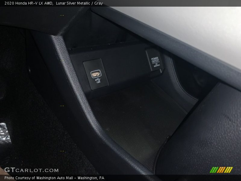 Lunar Silver Metallic / Gray 2020 Honda HR-V LX AWD