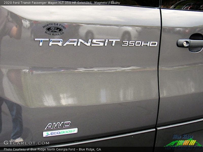 Magnetic / Ebony 2020 Ford Transit Passenger Wagon XLT 350 HR Extended