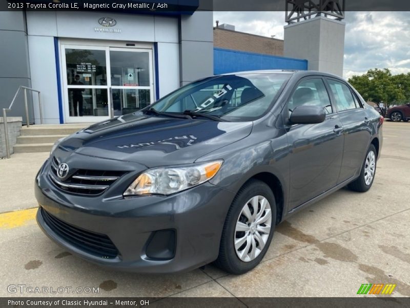 Magnetic Gray Metallic / Ash 2013 Toyota Corolla LE