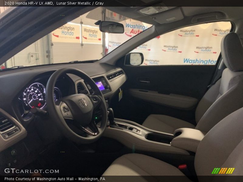 Lunar Silver Metallic / Gray 2020 Honda HR-V LX AWD