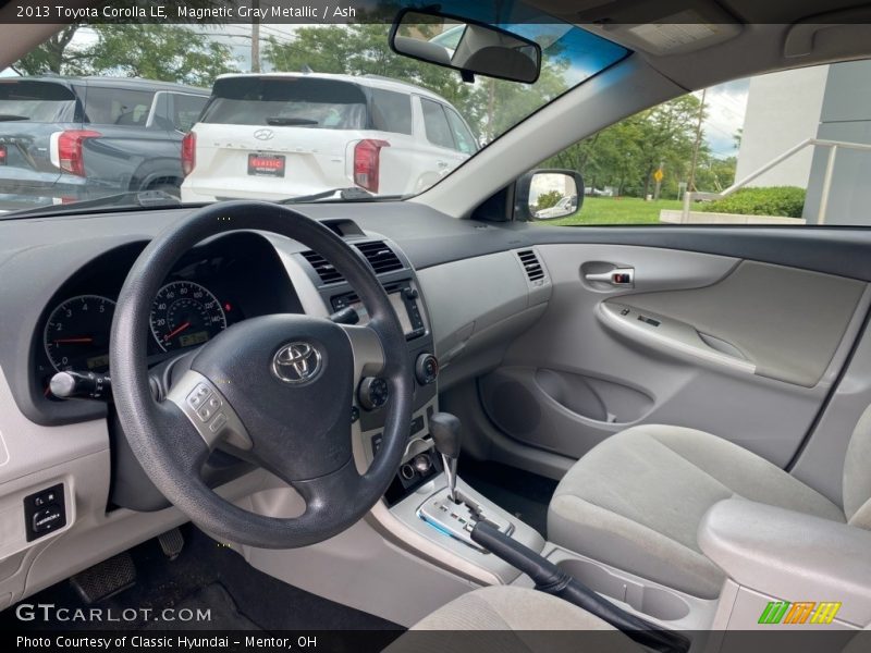 Magnetic Gray Metallic / Ash 2013 Toyota Corolla LE