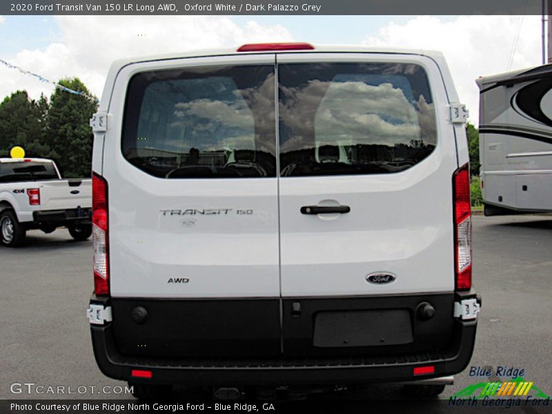 Oxford White / Dark Palazzo Grey 2020 Ford Transit Van 150 LR Long AWD