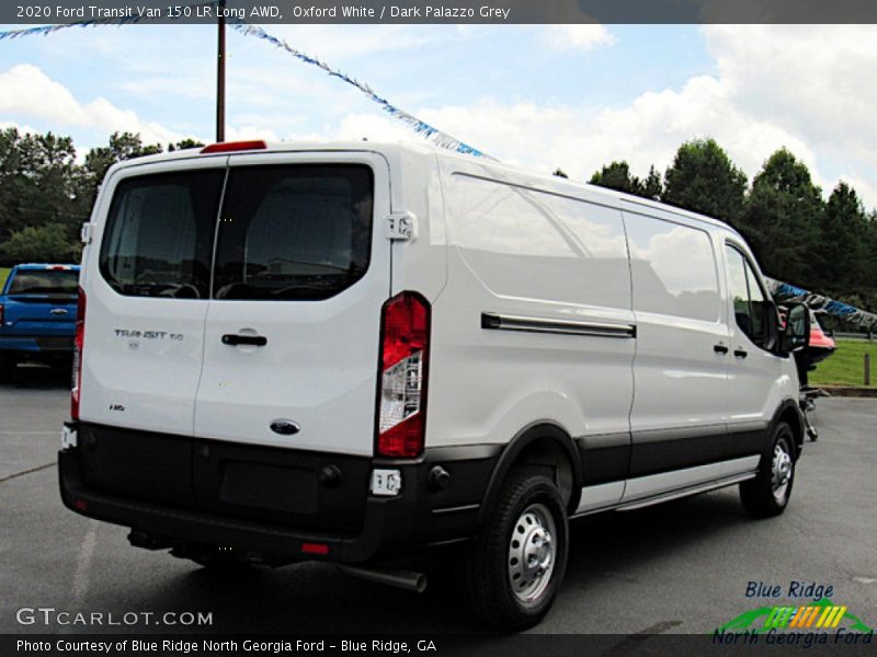 Oxford White / Dark Palazzo Grey 2020 Ford Transit Van 150 LR Long AWD