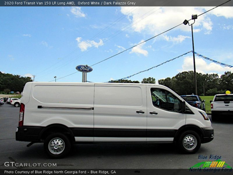 Oxford White / Dark Palazzo Grey 2020 Ford Transit Van 150 LR Long AWD