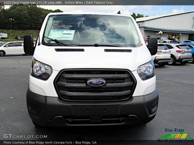 Oxford White / Dark Palazzo Grey 2020 Ford Transit Van 150 LR Long AWD