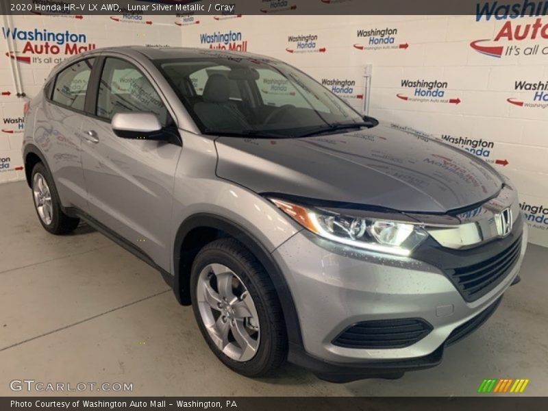 Lunar Silver Metallic / Gray 2020 Honda HR-V LX AWD