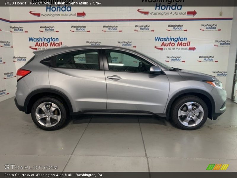 Lunar Silver Metallic / Gray 2020 Honda HR-V LX AWD
