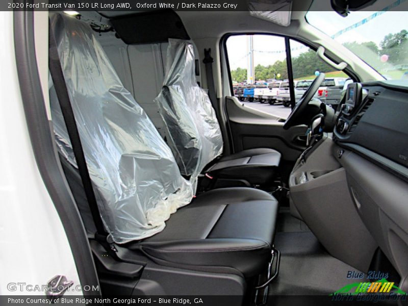 Oxford White / Dark Palazzo Grey 2020 Ford Transit Van 150 LR Long AWD