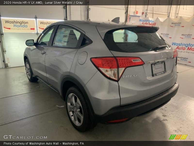 Lunar Silver Metallic / Gray 2020 Honda HR-V LX AWD