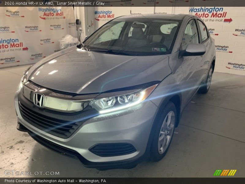 Lunar Silver Metallic / Gray 2020 Honda HR-V LX AWD