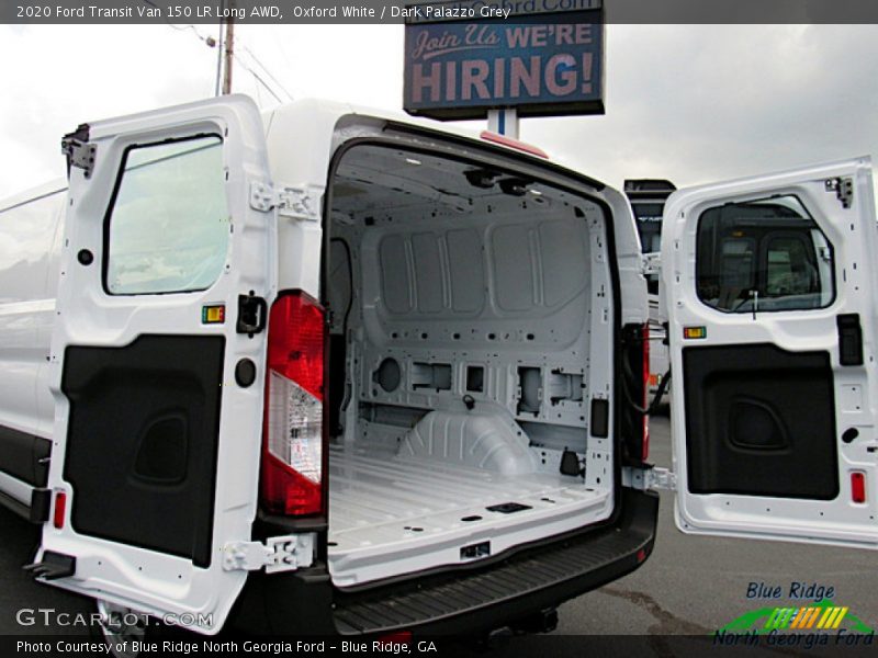 Oxford White / Dark Palazzo Grey 2020 Ford Transit Van 150 LR Long AWD