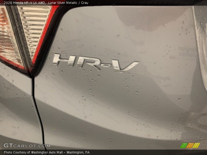 Lunar Silver Metallic / Gray 2020 Honda HR-V LX AWD