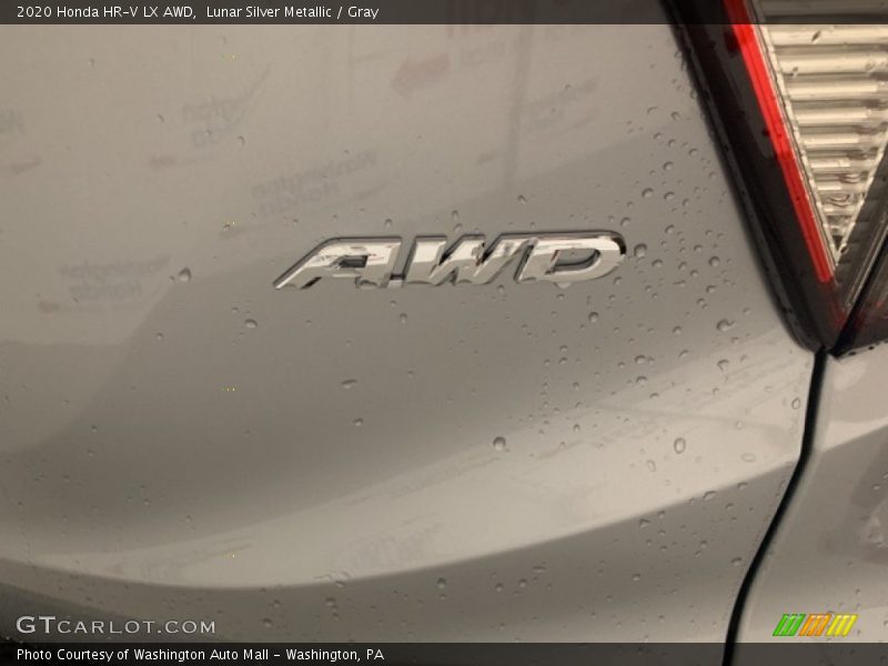 Lunar Silver Metallic / Gray 2020 Honda HR-V LX AWD
