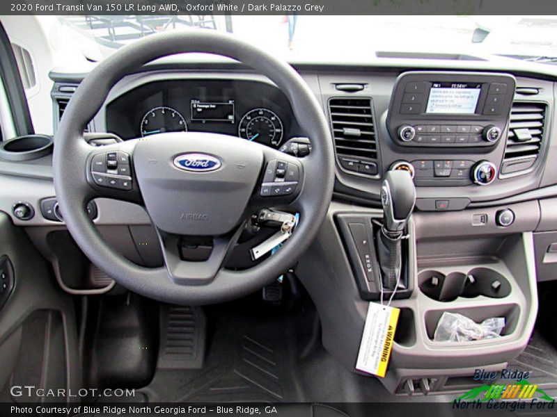 Oxford White / Dark Palazzo Grey 2020 Ford Transit Van 150 LR Long AWD