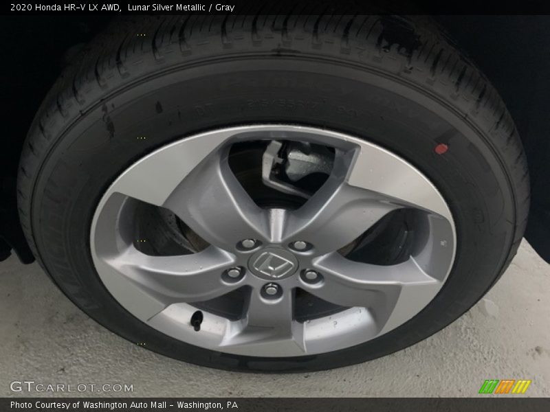 Lunar Silver Metallic / Gray 2020 Honda HR-V LX AWD