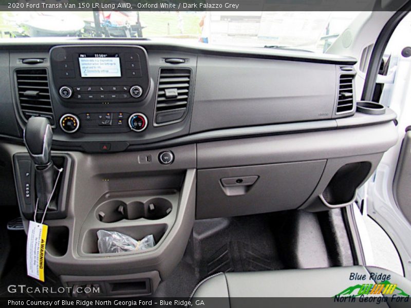 Oxford White / Dark Palazzo Grey 2020 Ford Transit Van 150 LR Long AWD