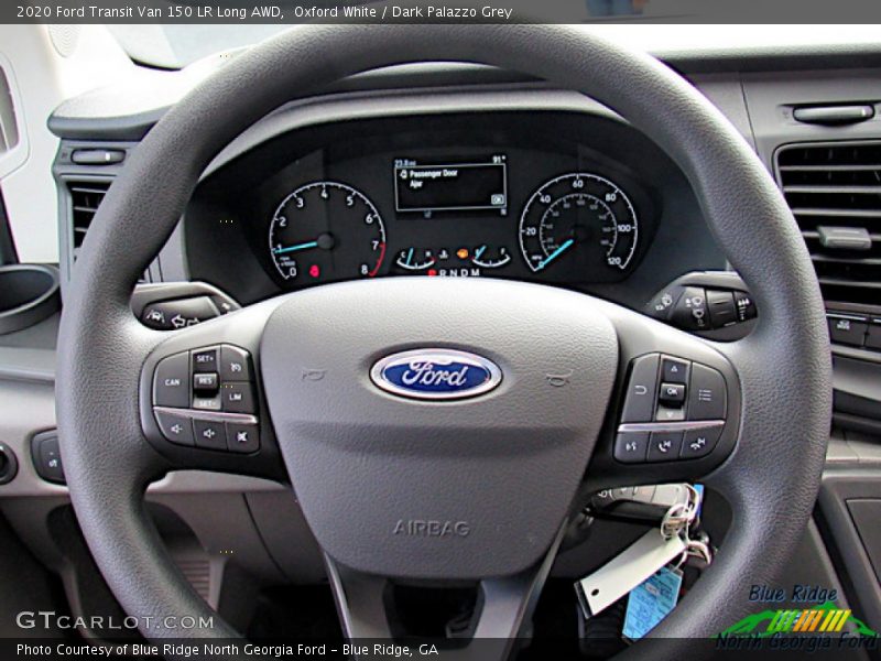 Oxford White / Dark Palazzo Grey 2020 Ford Transit Van 150 LR Long AWD
