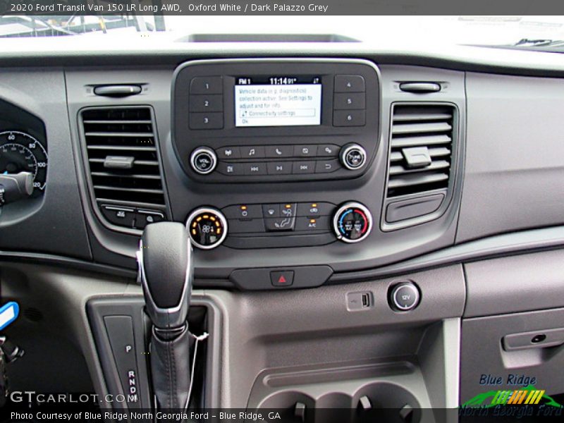 Oxford White / Dark Palazzo Grey 2020 Ford Transit Van 150 LR Long AWD