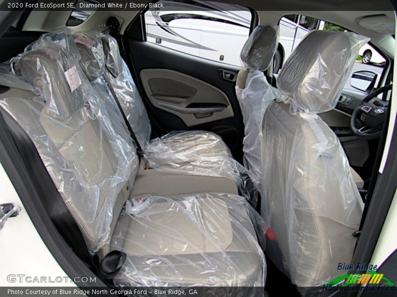 Diamond White / Ebony Black 2020 Ford EcoSport SE