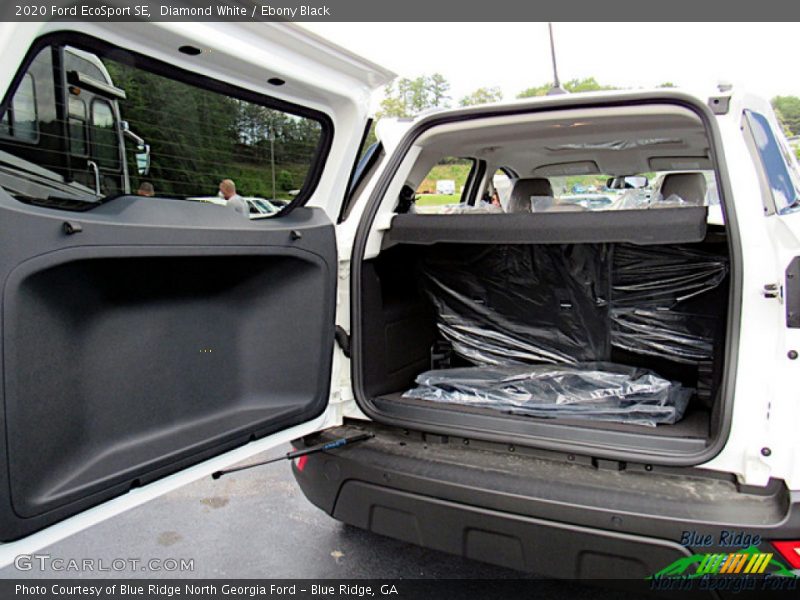 Diamond White / Ebony Black 2020 Ford EcoSport SE
