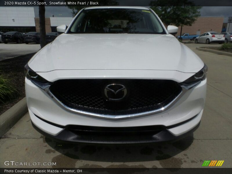 Snowflake White Pearl / Black 2020 Mazda CX-5 Sport