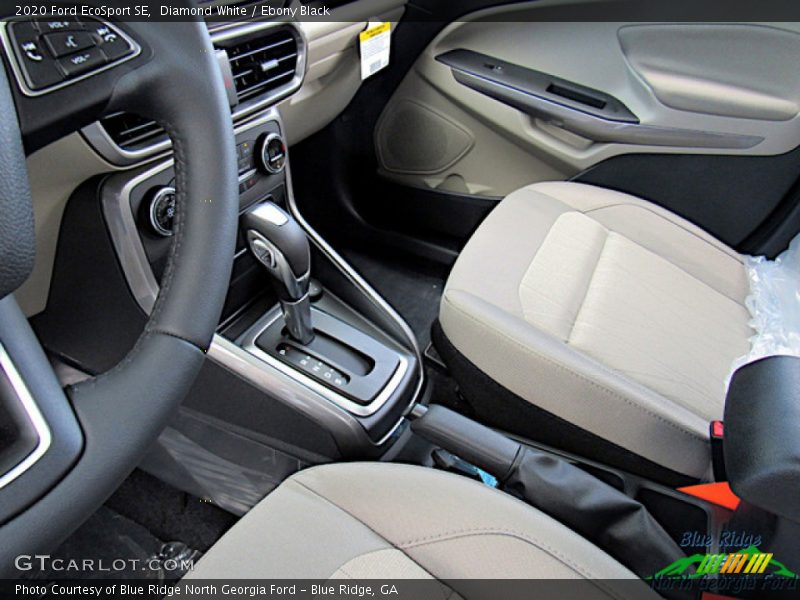 Diamond White / Ebony Black 2020 Ford EcoSport SE