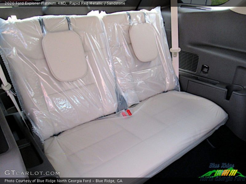 Rapid Red Metallic / Sandstone 2020 Ford Explorer Platinum 4WD