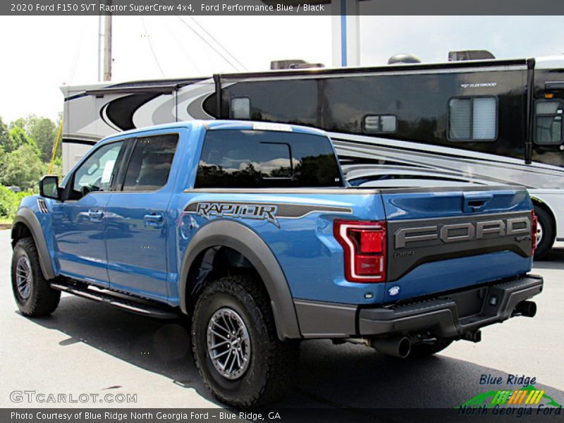Ford Performance Blue / Black 2020 Ford F150 SVT Raptor SuperCrew 4x4