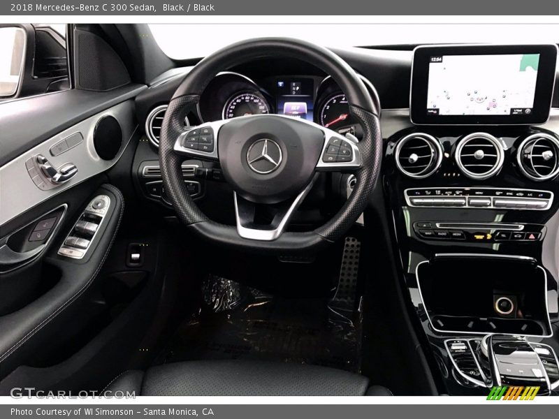 Black / Black 2018 Mercedes-Benz C 300 Sedan