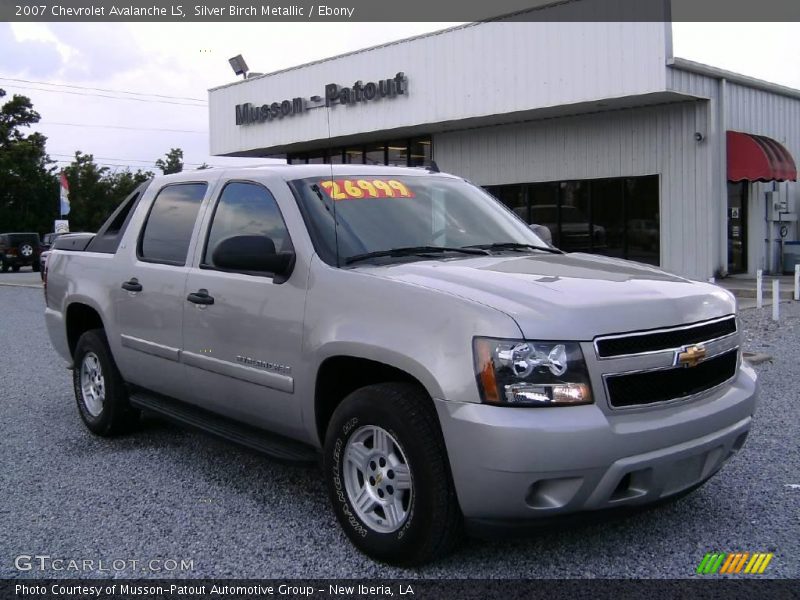 Silver Birch Metallic / Ebony 2007 Chevrolet Avalanche LS