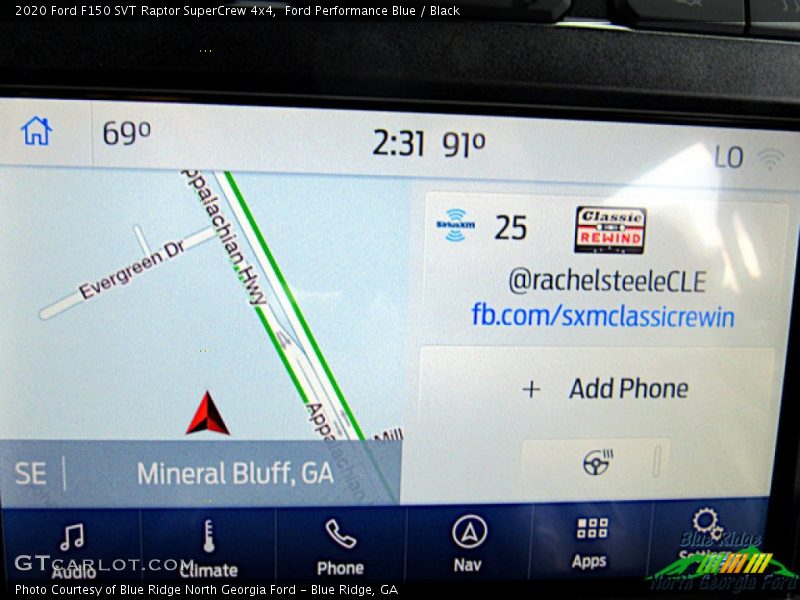 Ford Performance Blue / Black 2020 Ford F150 SVT Raptor SuperCrew 4x4