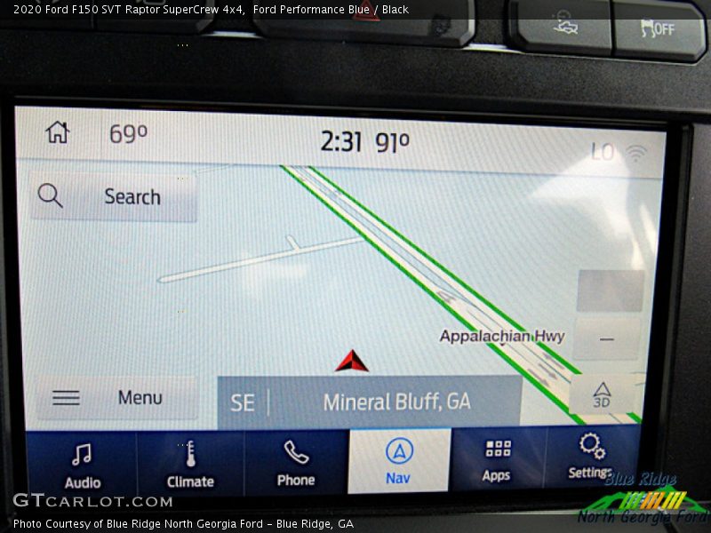 Ford Performance Blue / Black 2020 Ford F150 SVT Raptor SuperCrew 4x4