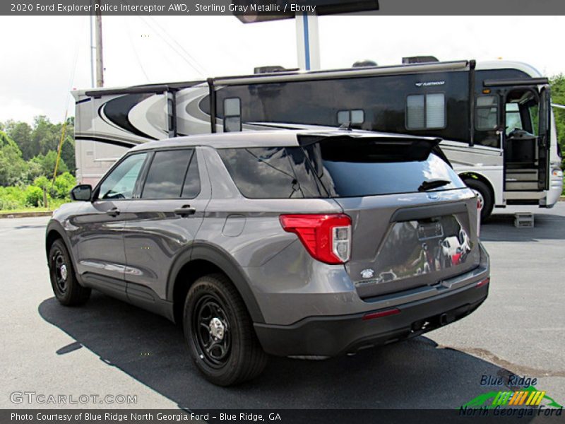 Sterling Gray Metallic / Ebony 2020 Ford Explorer Police Interceptor AWD