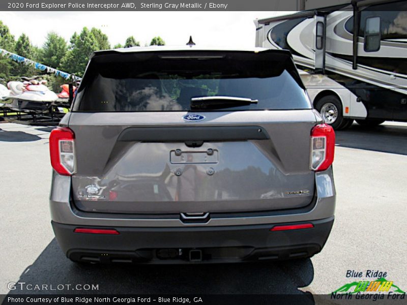 Sterling Gray Metallic / Ebony 2020 Ford Explorer Police Interceptor AWD