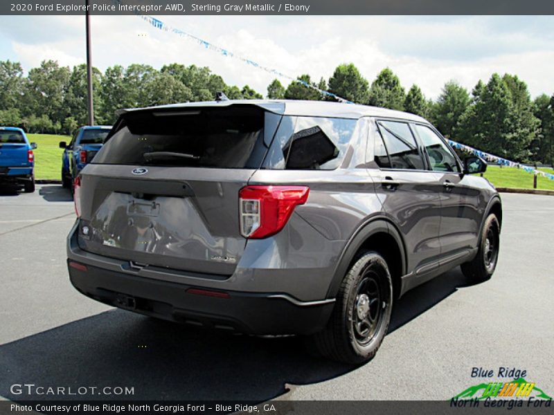 Sterling Gray Metallic / Ebony 2020 Ford Explorer Police Interceptor AWD