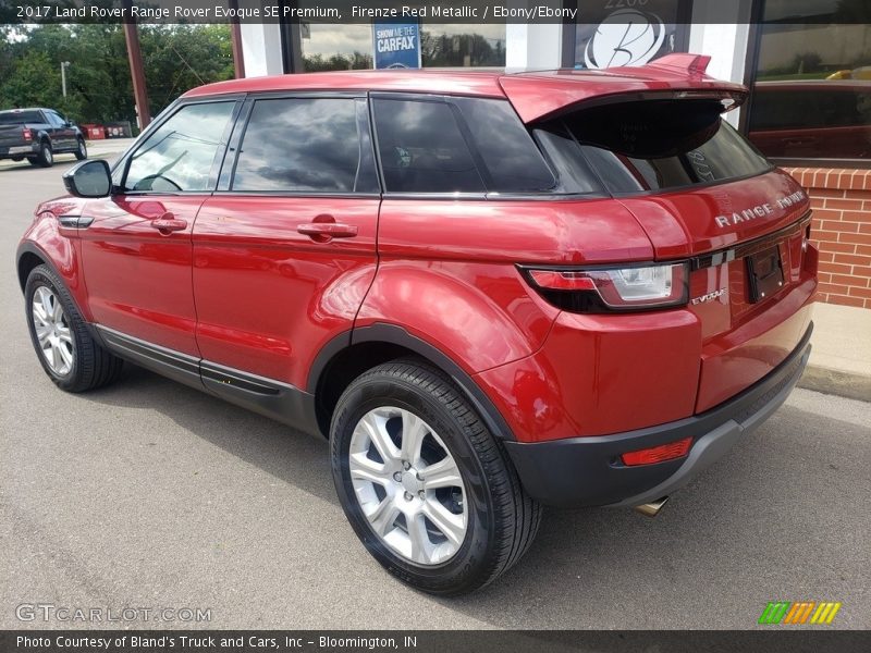 Firenze Red Metallic / Ebony/Ebony 2017 Land Rover Range Rover Evoque SE Premium