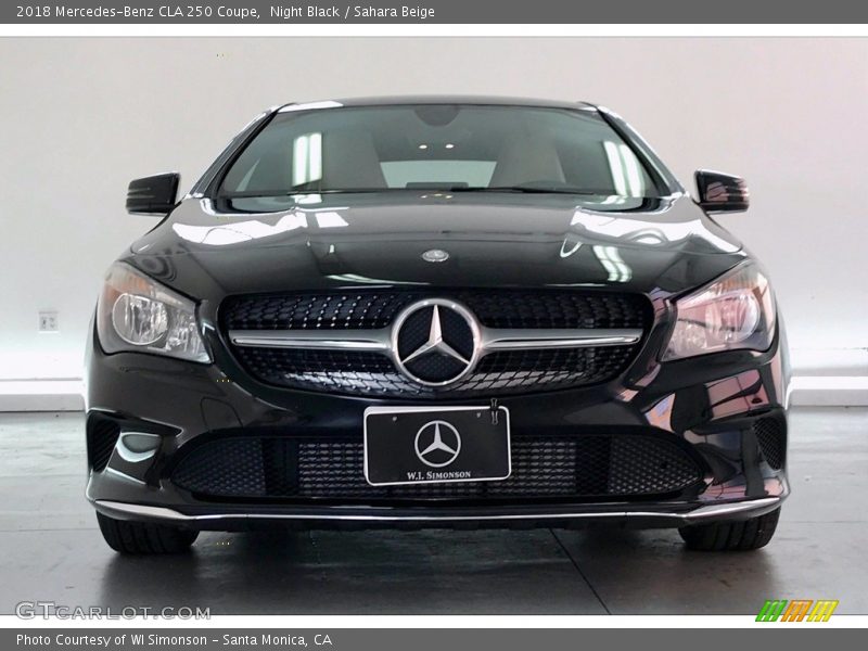 Night Black / Sahara Beige 2018 Mercedes-Benz CLA 250 Coupe