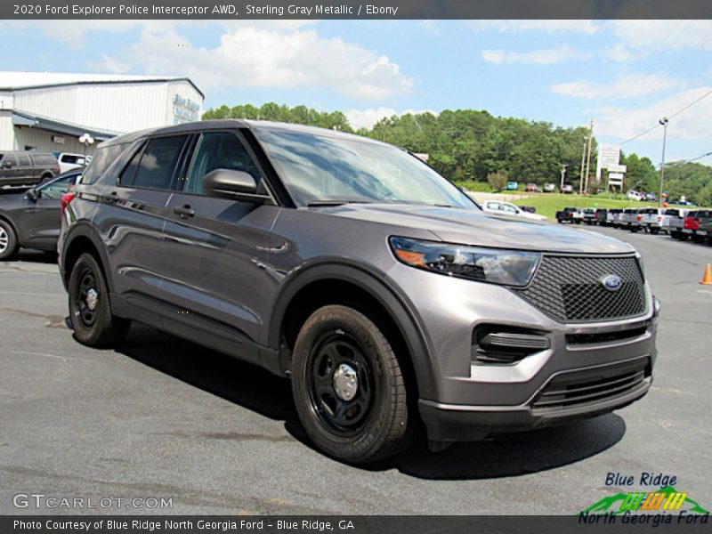 Sterling Gray Metallic / Ebony 2020 Ford Explorer Police Interceptor AWD