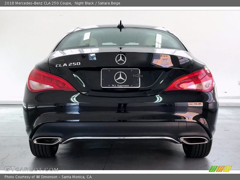 Night Black / Sahara Beige 2018 Mercedes-Benz CLA 250 Coupe