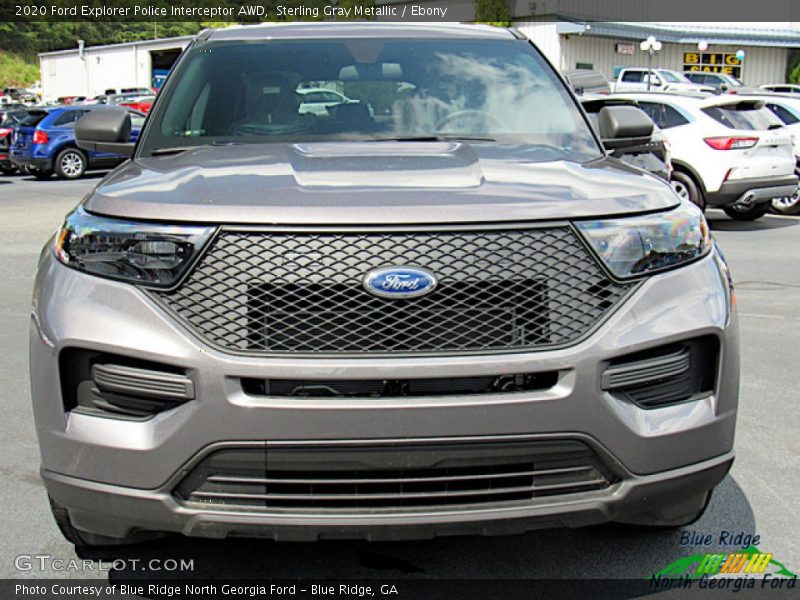 Sterling Gray Metallic / Ebony 2020 Ford Explorer Police Interceptor AWD