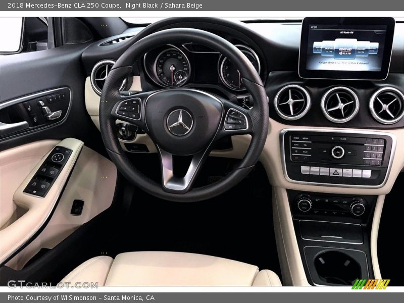Night Black / Sahara Beige 2018 Mercedes-Benz CLA 250 Coupe