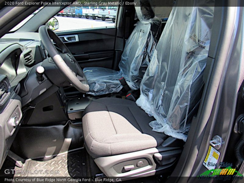 Sterling Gray Metallic / Ebony 2020 Ford Explorer Police Interceptor AWD