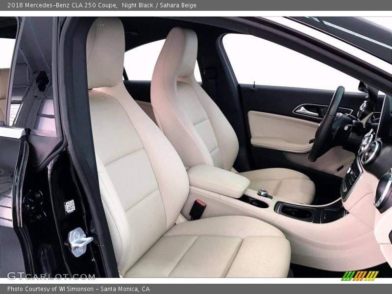 Night Black / Sahara Beige 2018 Mercedes-Benz CLA 250 Coupe